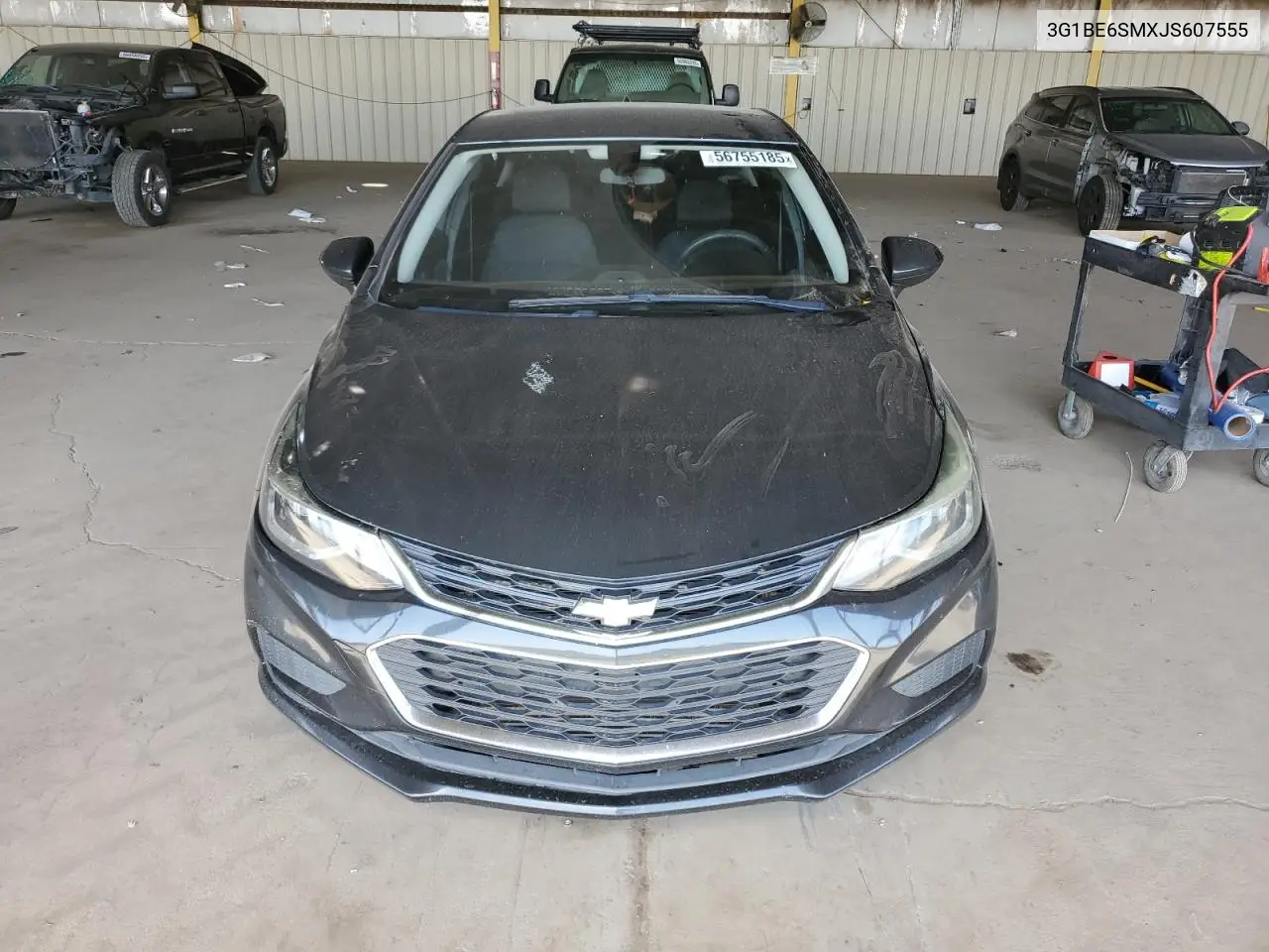 2018 Chevrolet Cruze Lt VIN: 3G1BE6SMXJS607555 Lot: 56755185