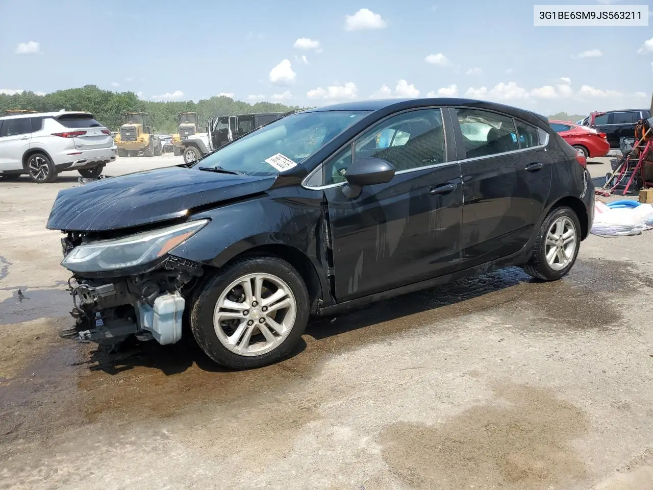 2018 Chevrolet Cruze Lt VIN: 3G1BE6SM9JS563211 Lot: 58672535