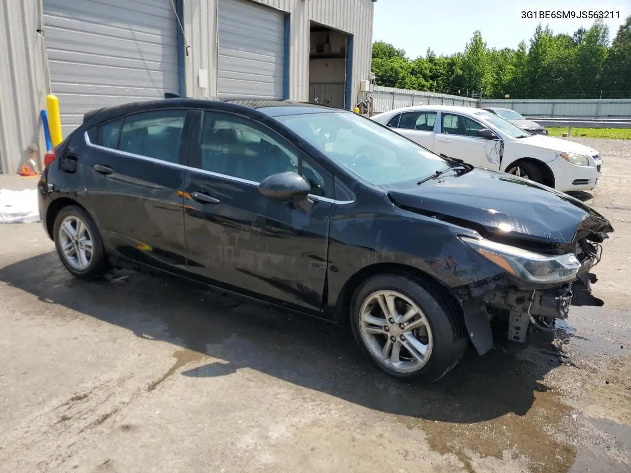 2018 Chevrolet Cruze Lt VIN: 3G1BE6SM9JS563211 Lot: 58672535