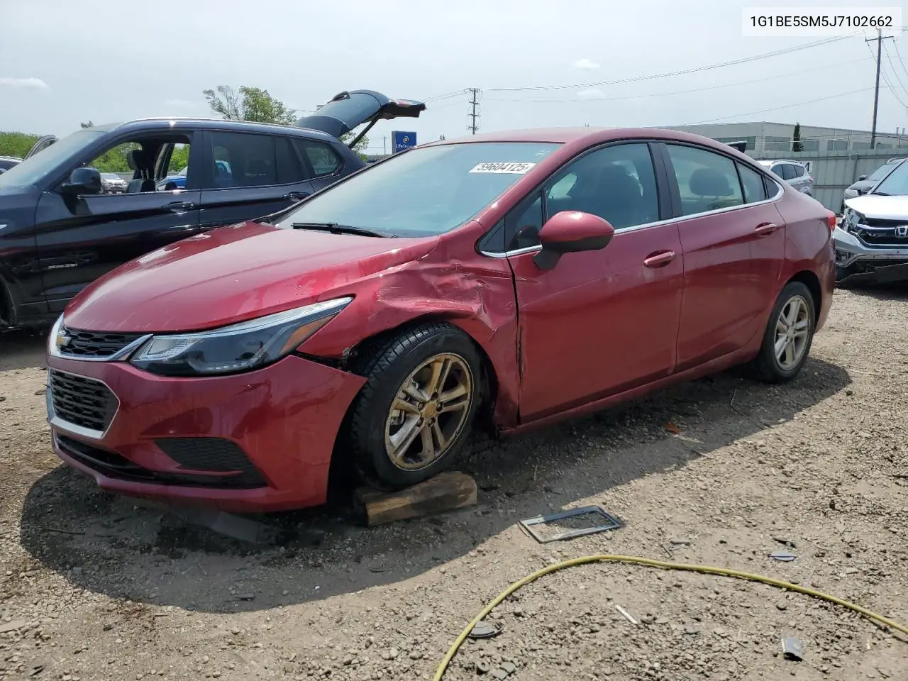 2018 Chevrolet Cruze Lt VIN: 1G1BE5SM5J7102662 Lot: 59604125