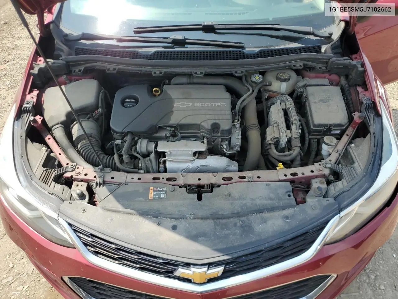 2018 Chevrolet Cruze Lt VIN: 1G1BE5SM5J7102662 Lot: 59604125