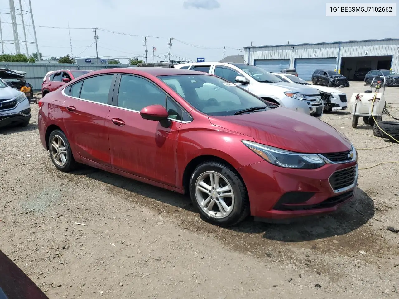 2018 Chevrolet Cruze Lt VIN: 1G1BE5SM5J7102662 Lot: 59604125