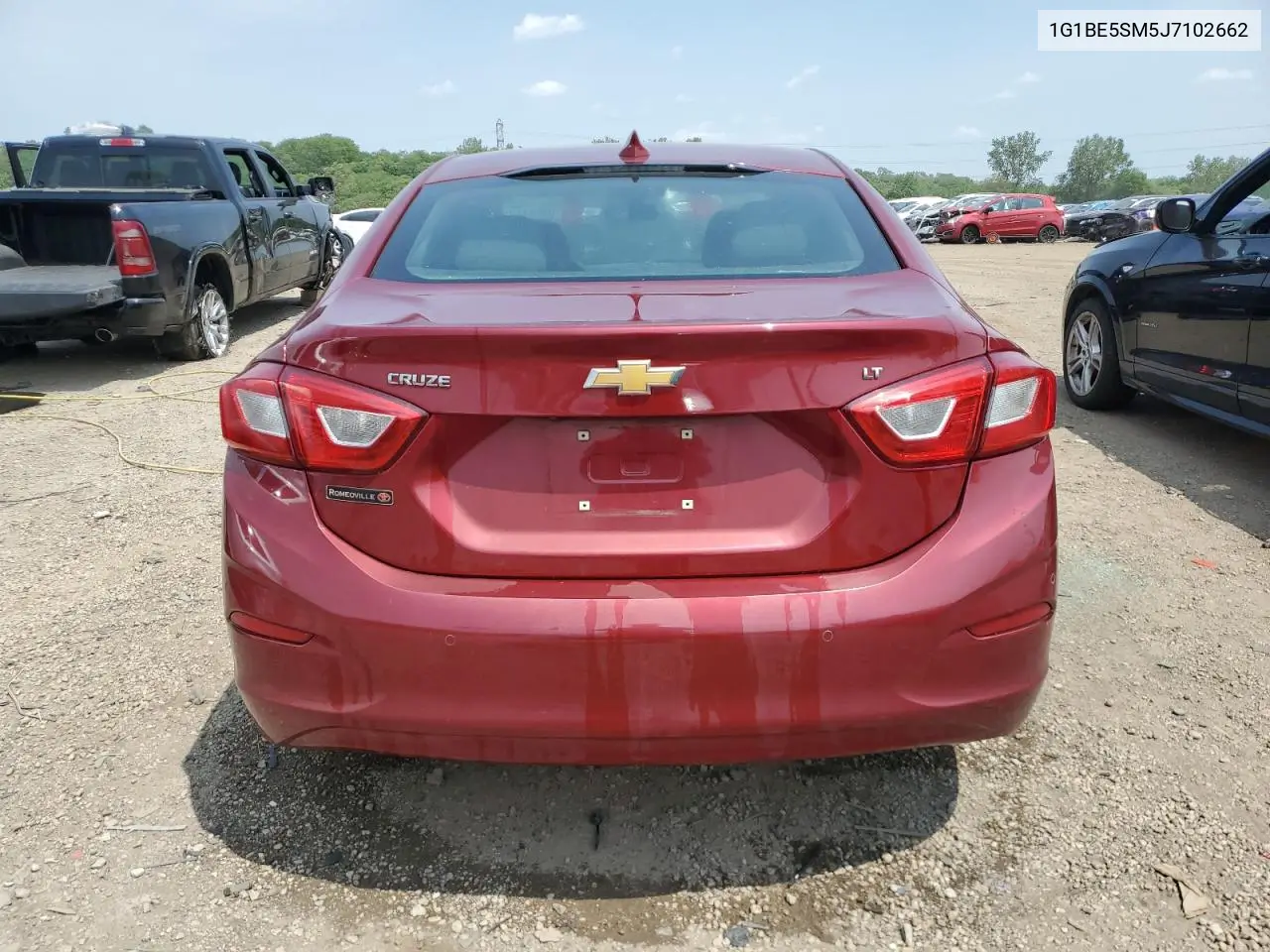 2018 Chevrolet Cruze Lt VIN: 1G1BE5SM5J7102662 Lot: 59604125