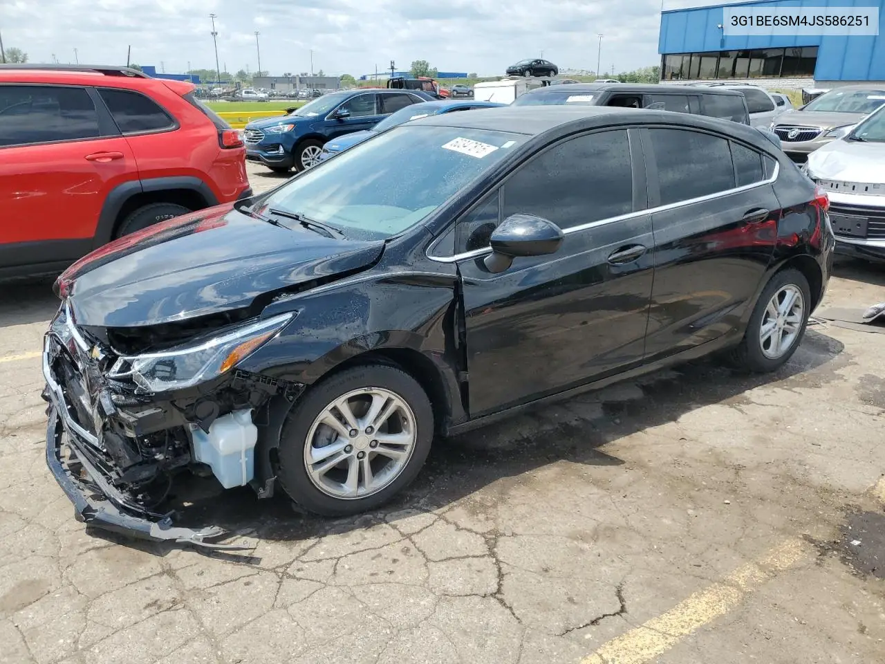 2018 Chevrolet Cruze Lt VIN: 3G1BE6SM4JS586251 Lot: 60347815