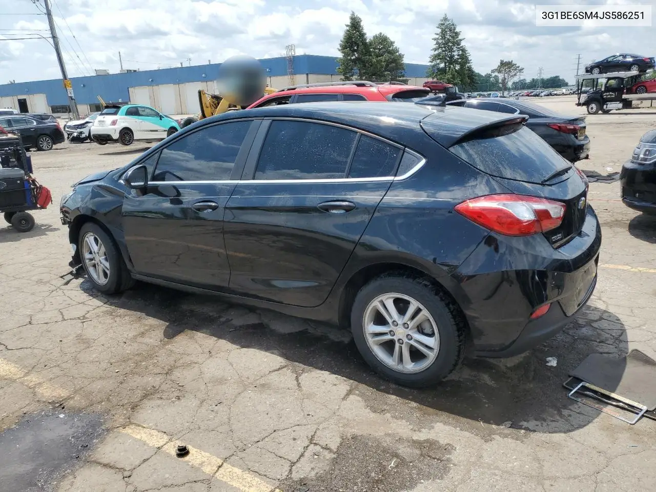 2018 Chevrolet Cruze Lt VIN: 3G1BE6SM4JS586251 Lot: 60347815