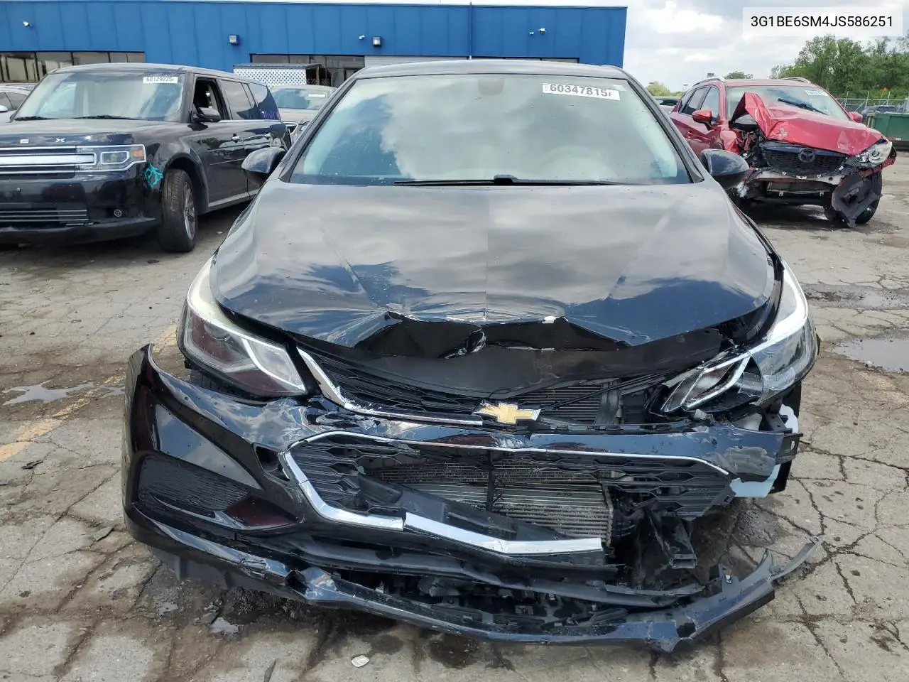 2018 Chevrolet Cruze Lt VIN: 3G1BE6SM4JS586251 Lot: 60347815