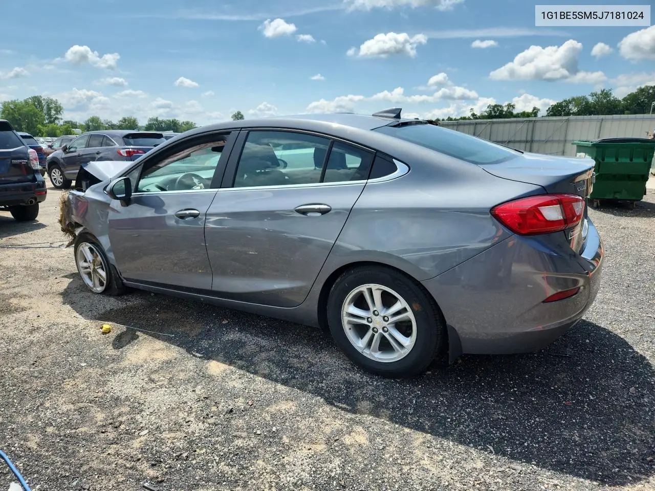 2018 Chevrolet Cruze Lt VIN: 1G1BE5SM5J7181024 Lot: 62763275