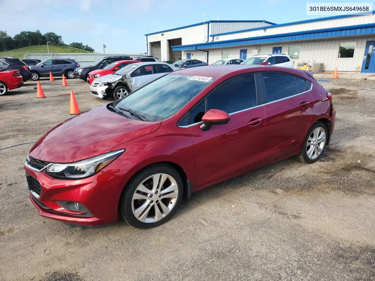 2018 Chevrolet Cruze Lt VIN: 3G1BE6SMXJS649658 Lot: 62792465