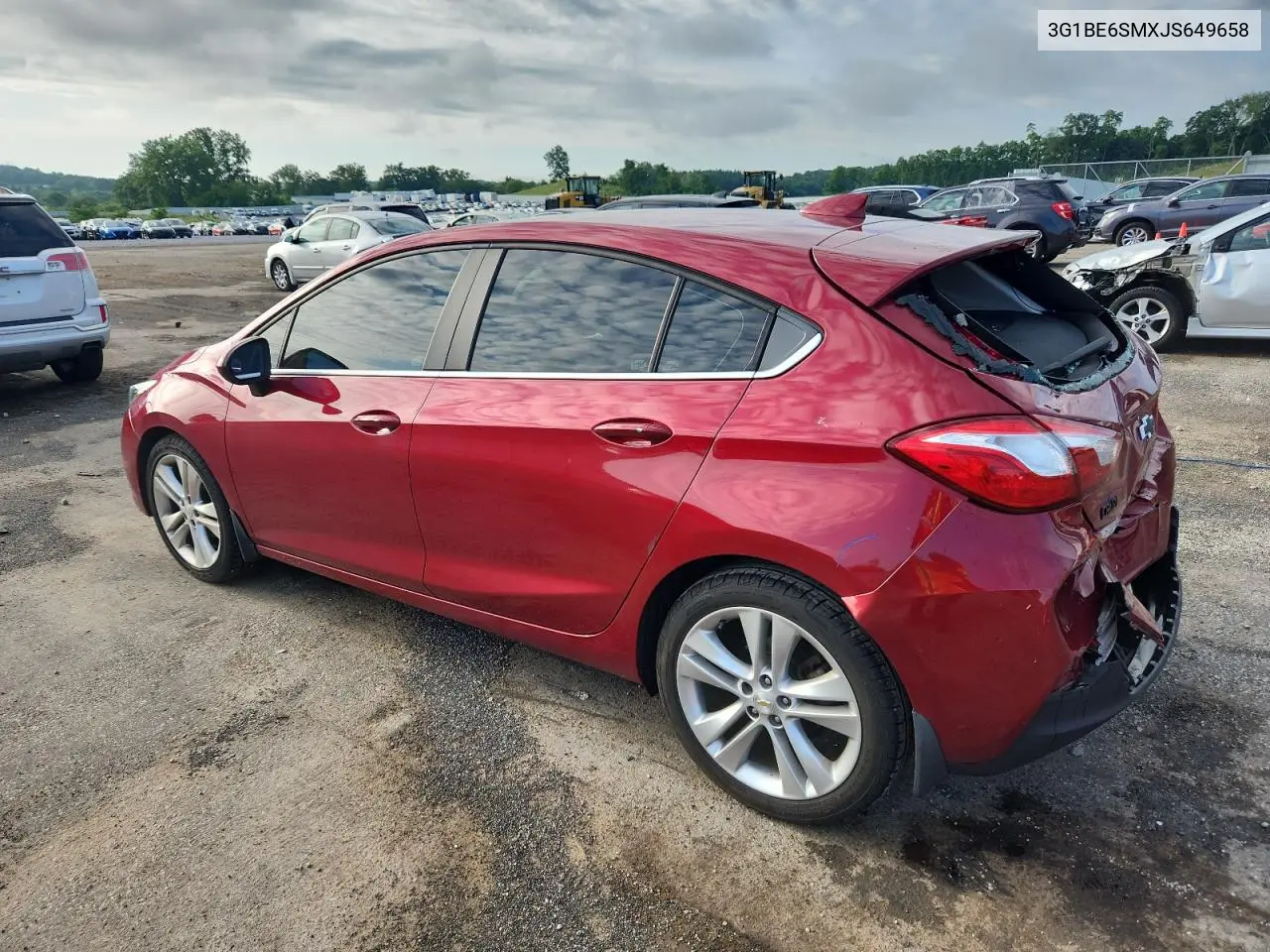 2018 Chevrolet Cruze Lt VIN: 3G1BE6SMXJS649658 Lot: 62792465