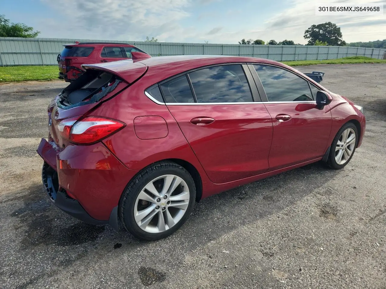 2018 Chevrolet Cruze Lt VIN: 3G1BE6SMXJS649658 Lot: 62792465