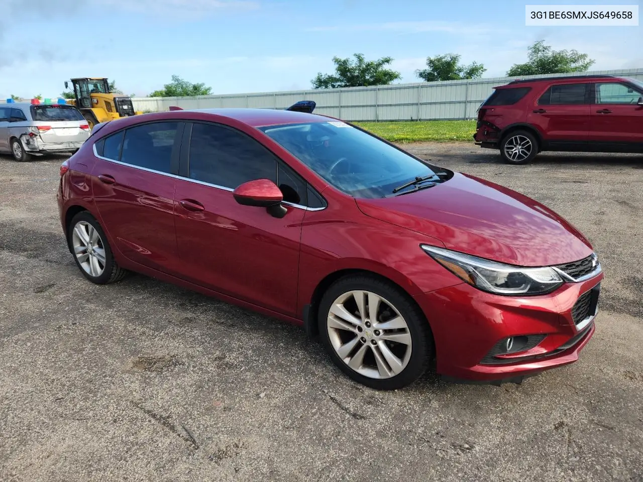 2018 Chevrolet Cruze Lt VIN: 3G1BE6SMXJS649658 Lot: 62792465