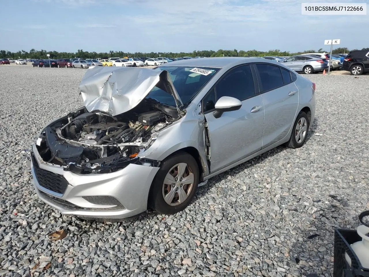 2018 Chevrolet Cruze Ls VIN: 1G1BC5SM6J7122666 Lot: 62844665