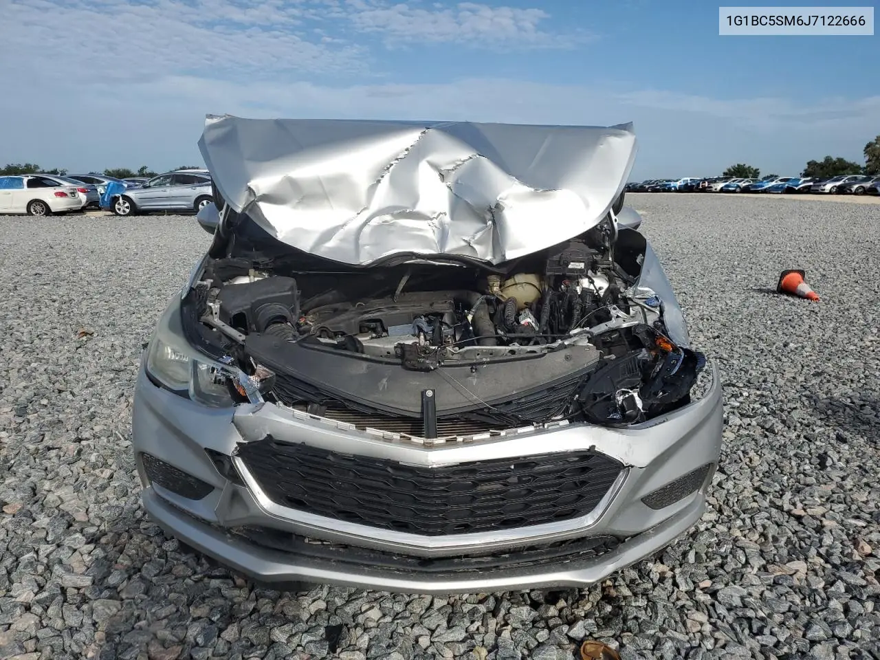 2018 Chevrolet Cruze Ls VIN: 1G1BC5SM6J7122666 Lot: 62844665