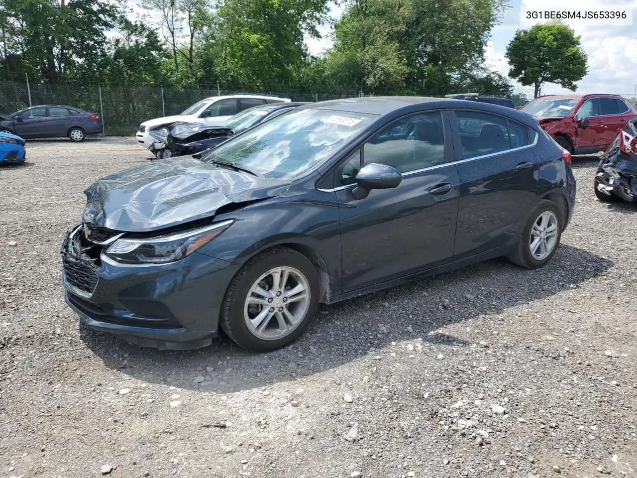 2018 Chevrolet Cruze Lt VIN: 3G1BE6SM4JS653396 Lot: 62893615
