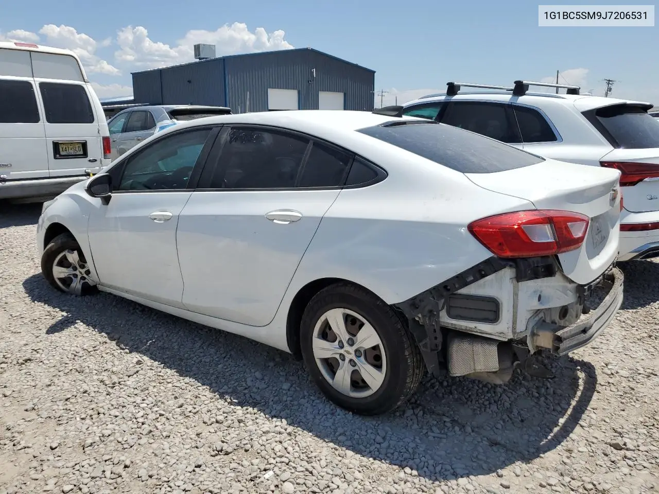 2018 Chevrolet Cruze Ls VIN: 1G1BC5SM9J7206531 Lot: 62951055