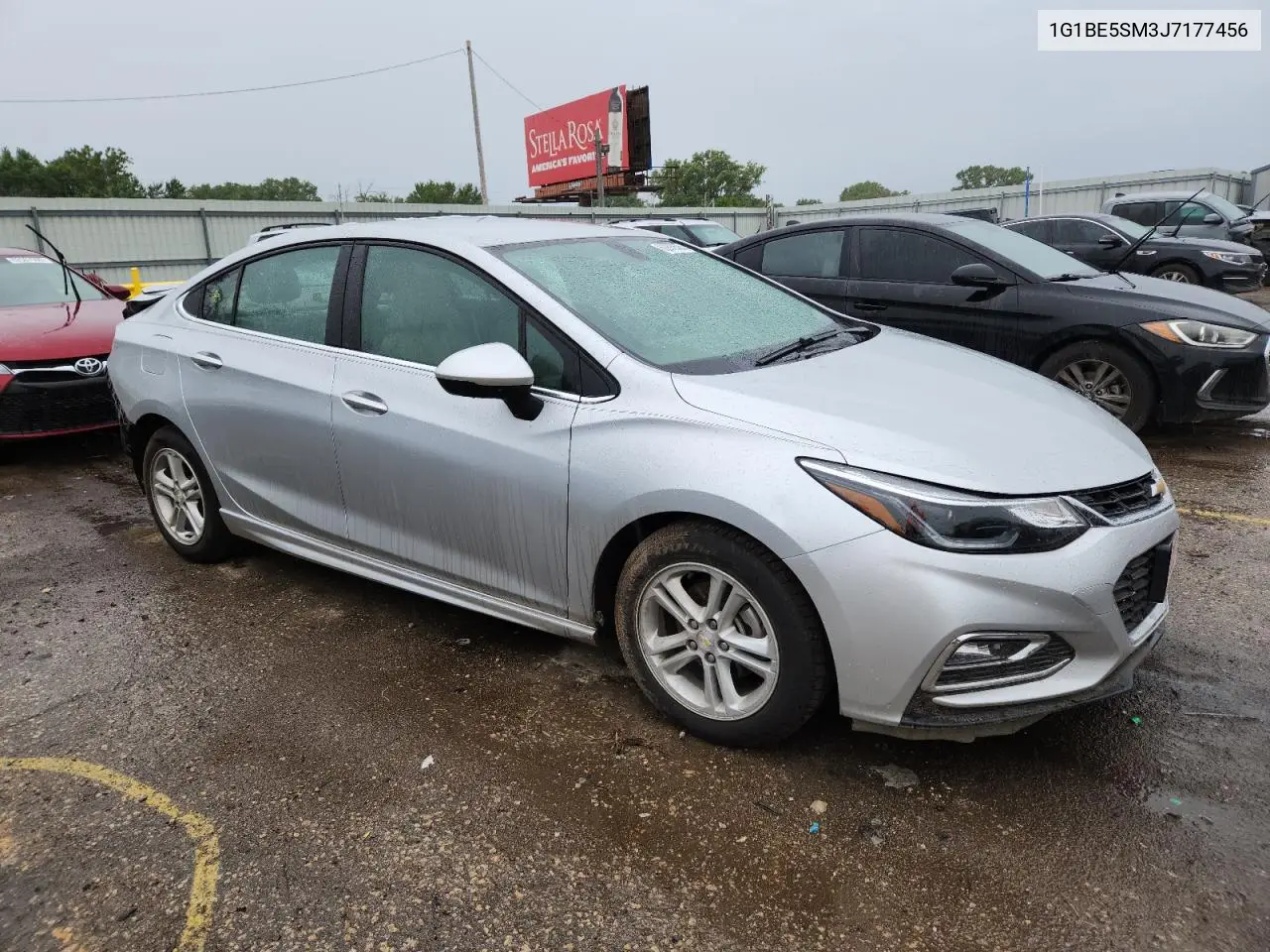 2018 Chevrolet Cruze Lt VIN: 1G1BE5SM3J7177456 Lot: 62993605