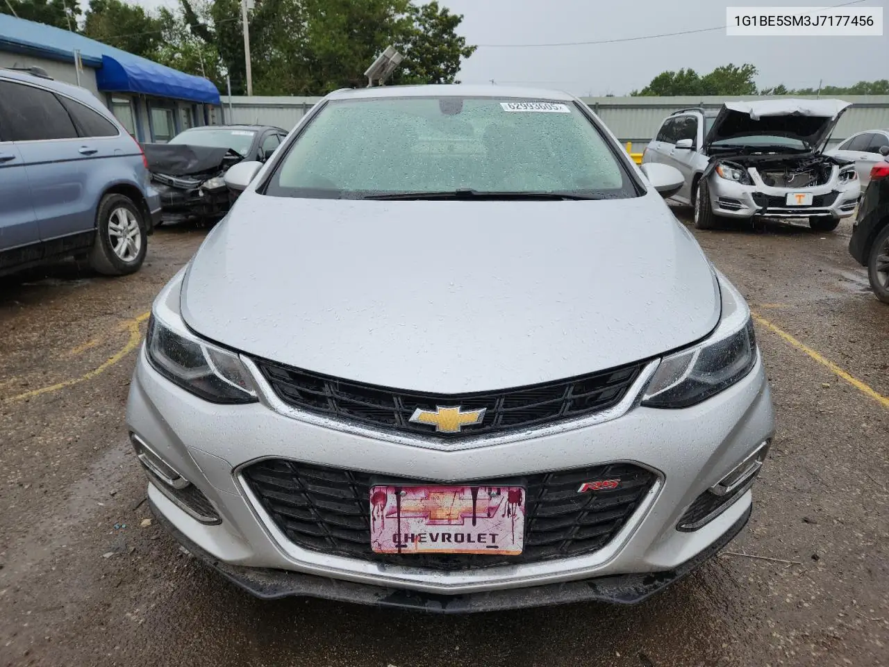 2018 Chevrolet Cruze Lt VIN: 1G1BE5SM3J7177456 Lot: 62993605