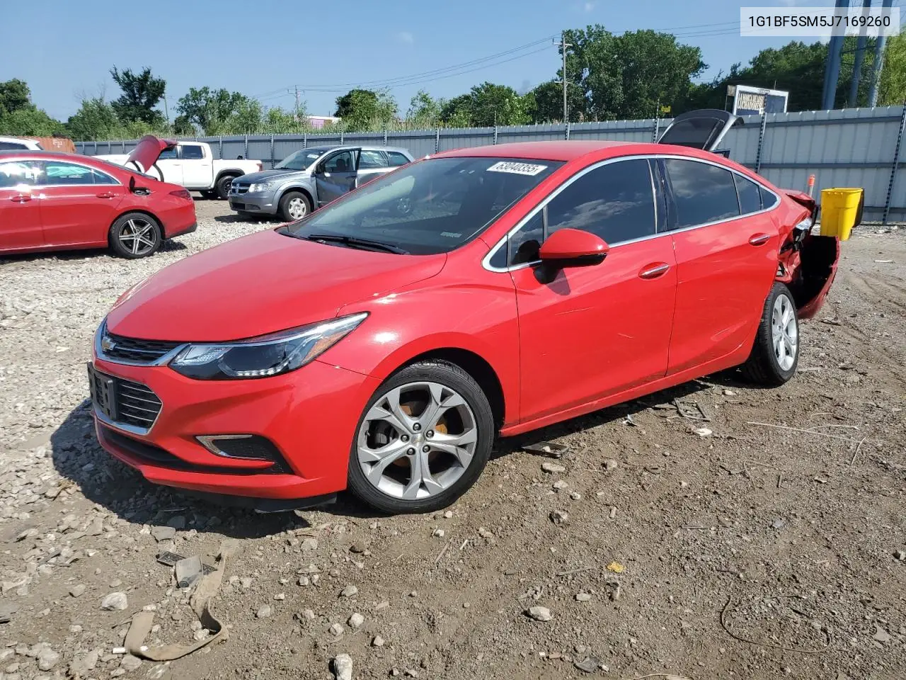 2018 Chevrolet Cruze Premier VIN: 1G1BF5SM5J7169260 Lot: 63040355