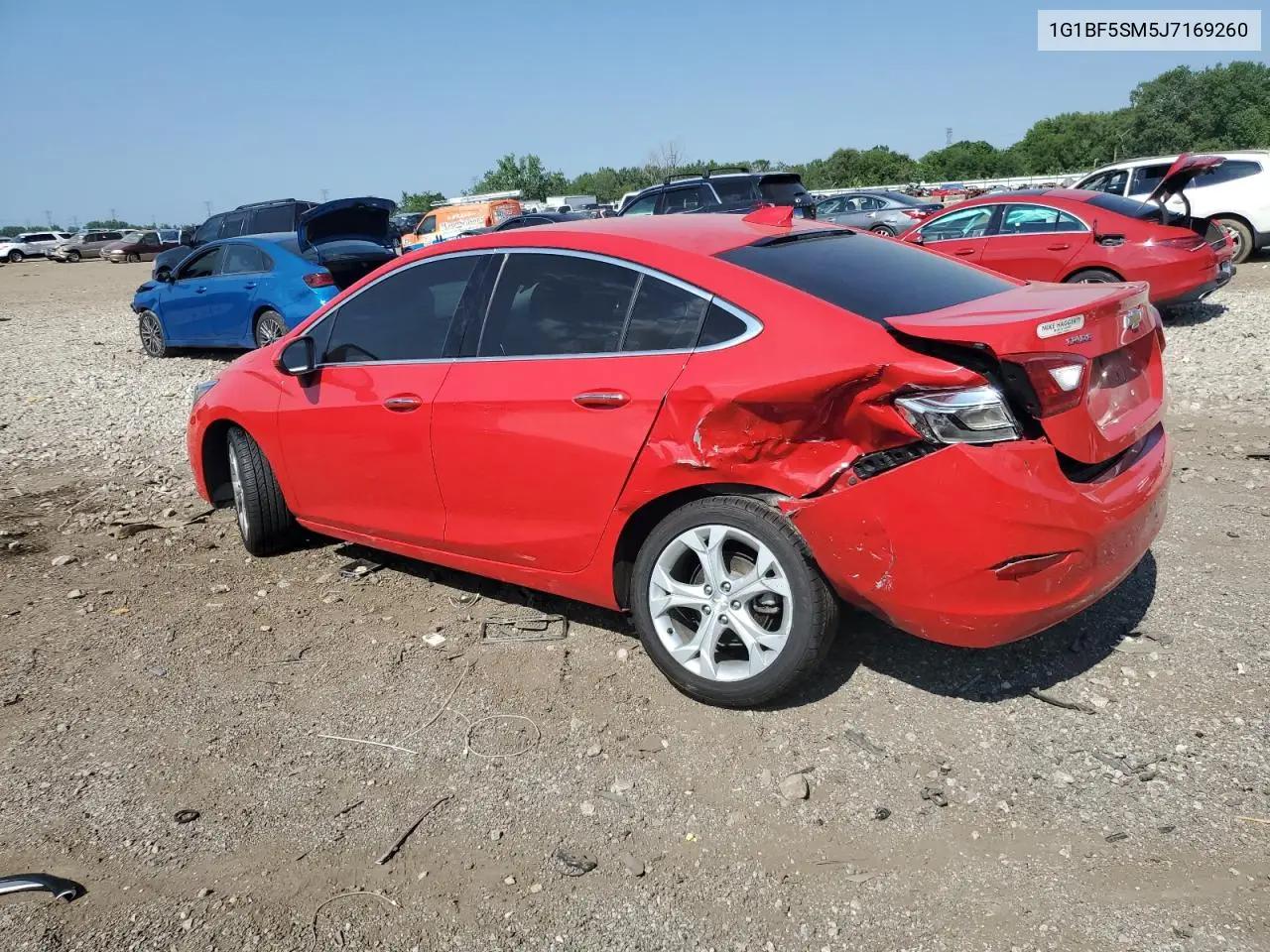 2018 Chevrolet Cruze Premier VIN: 1G1BF5SM5J7169260 Lot: 63040355