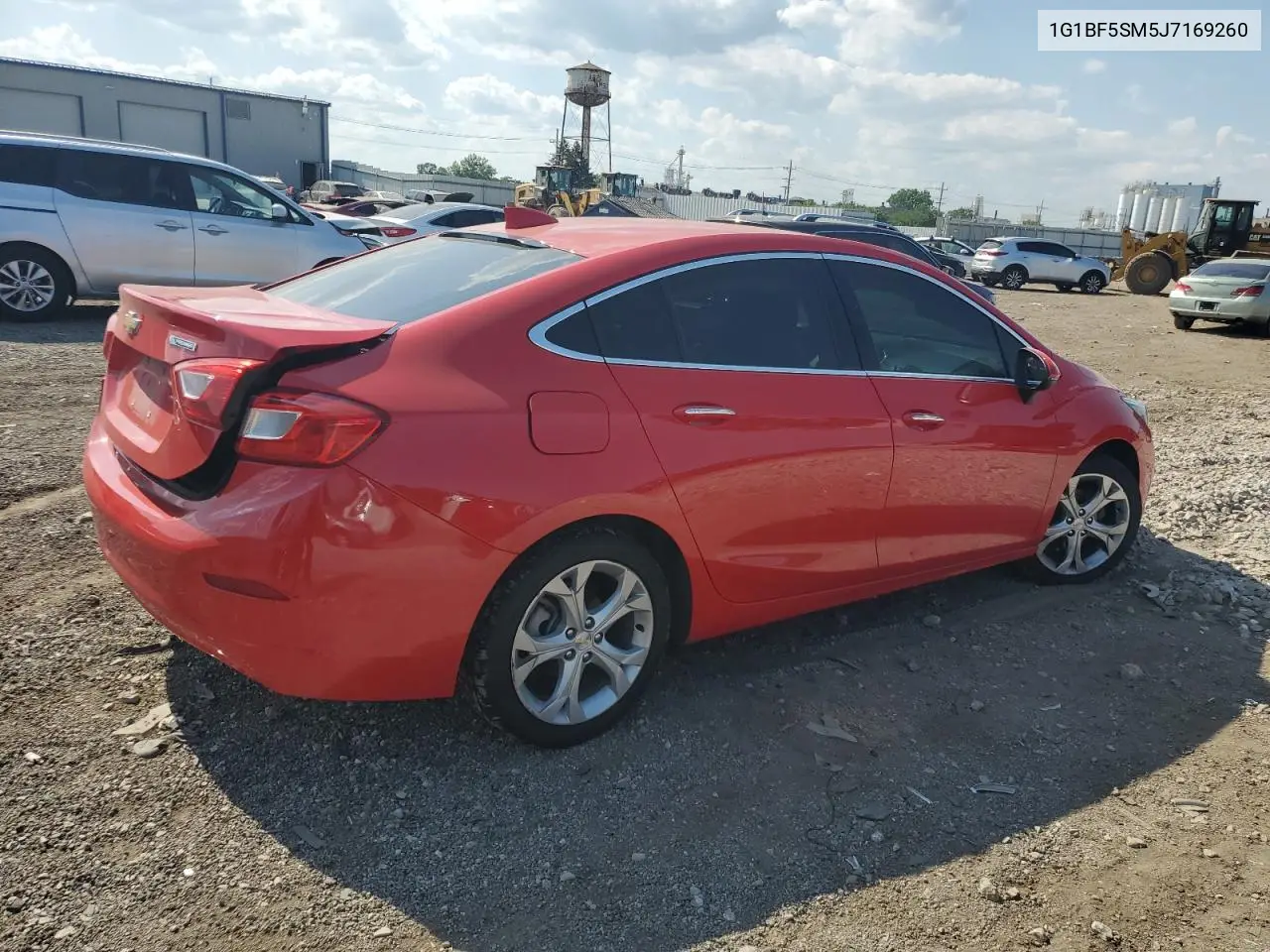 2018 Chevrolet Cruze Premier VIN: 1G1BF5SM5J7169260 Lot: 63040355