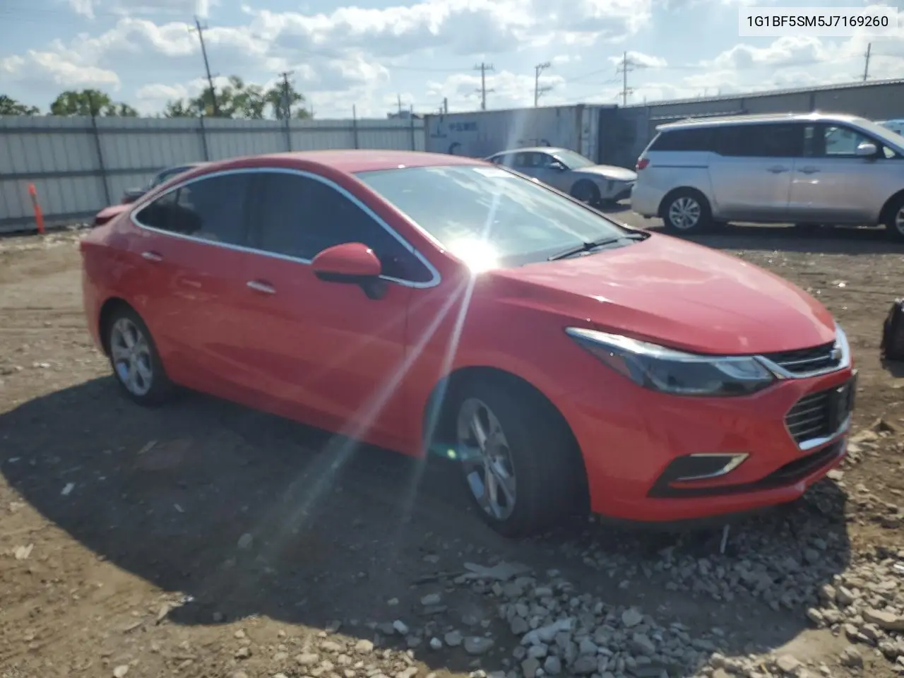 2018 Chevrolet Cruze Premier VIN: 1G1BF5SM5J7169260 Lot: 63040355