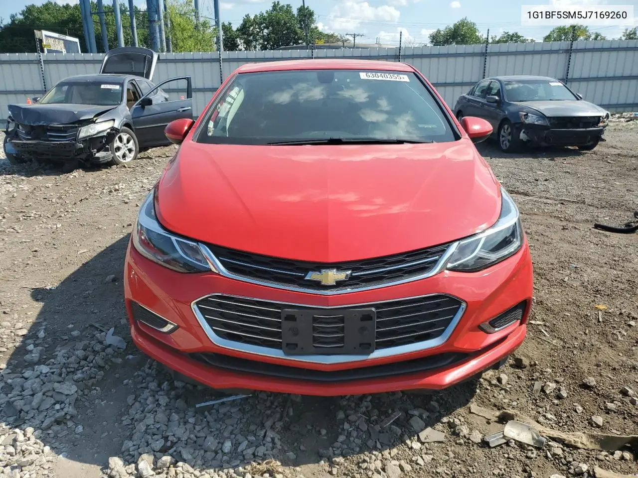 2018 Chevrolet Cruze Premier VIN: 1G1BF5SM5J7169260 Lot: 63040355