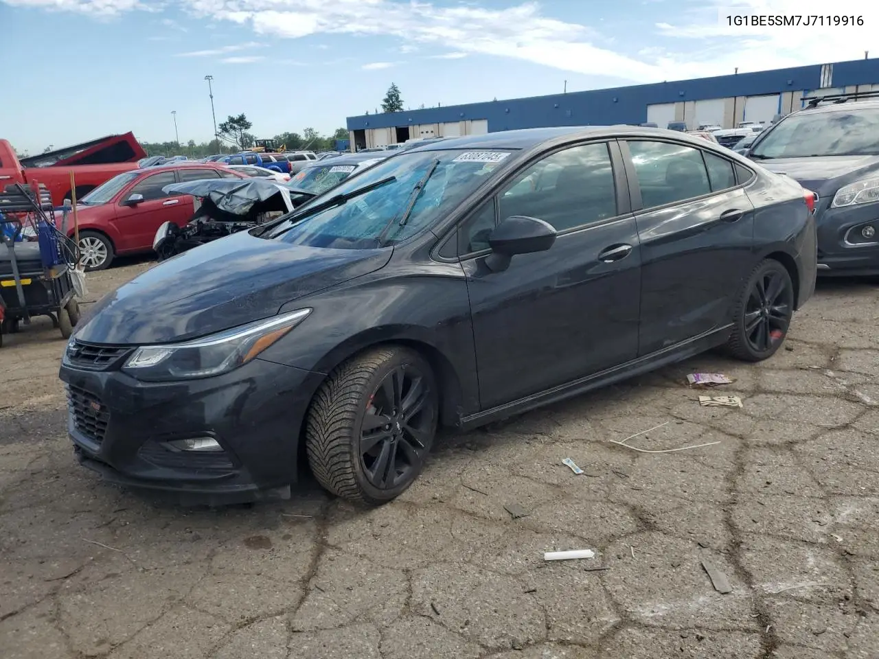2018 Chevrolet Cruze Lt VIN: 1G1BE5SM7J7119916 Lot: 63087045