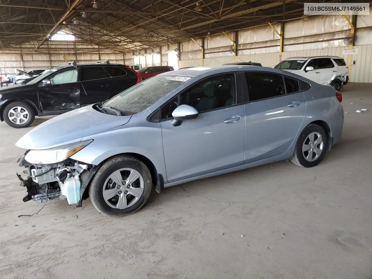 2018 Chevrolet Cruze Ls VIN: 1G1BC5SM6J7149561 Lot: 63101715