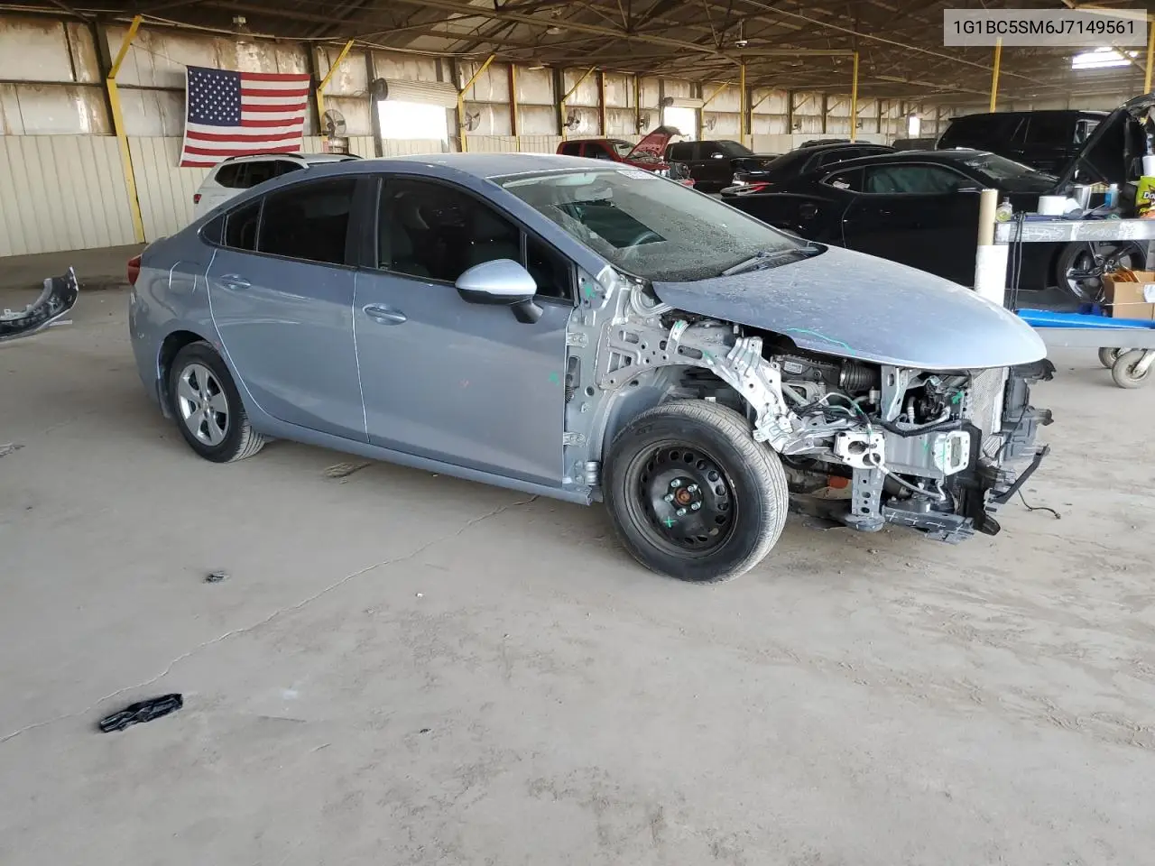 2018 Chevrolet Cruze Ls VIN: 1G1BC5SM6J7149561 Lot: 63101715