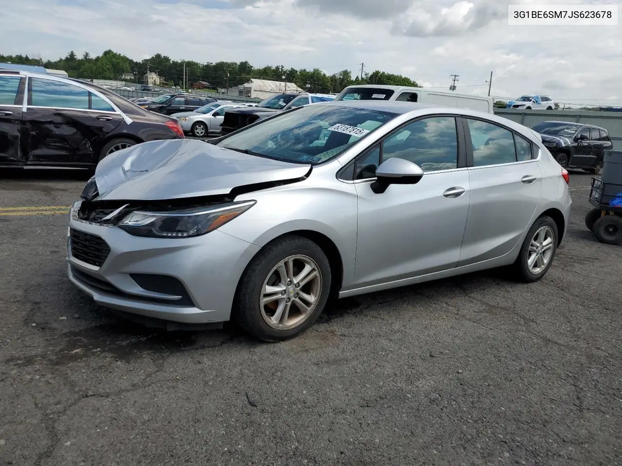 2018 Chevrolet Cruze Lt VIN: 3G1BE6SM7JS623678 Lot: 63187815