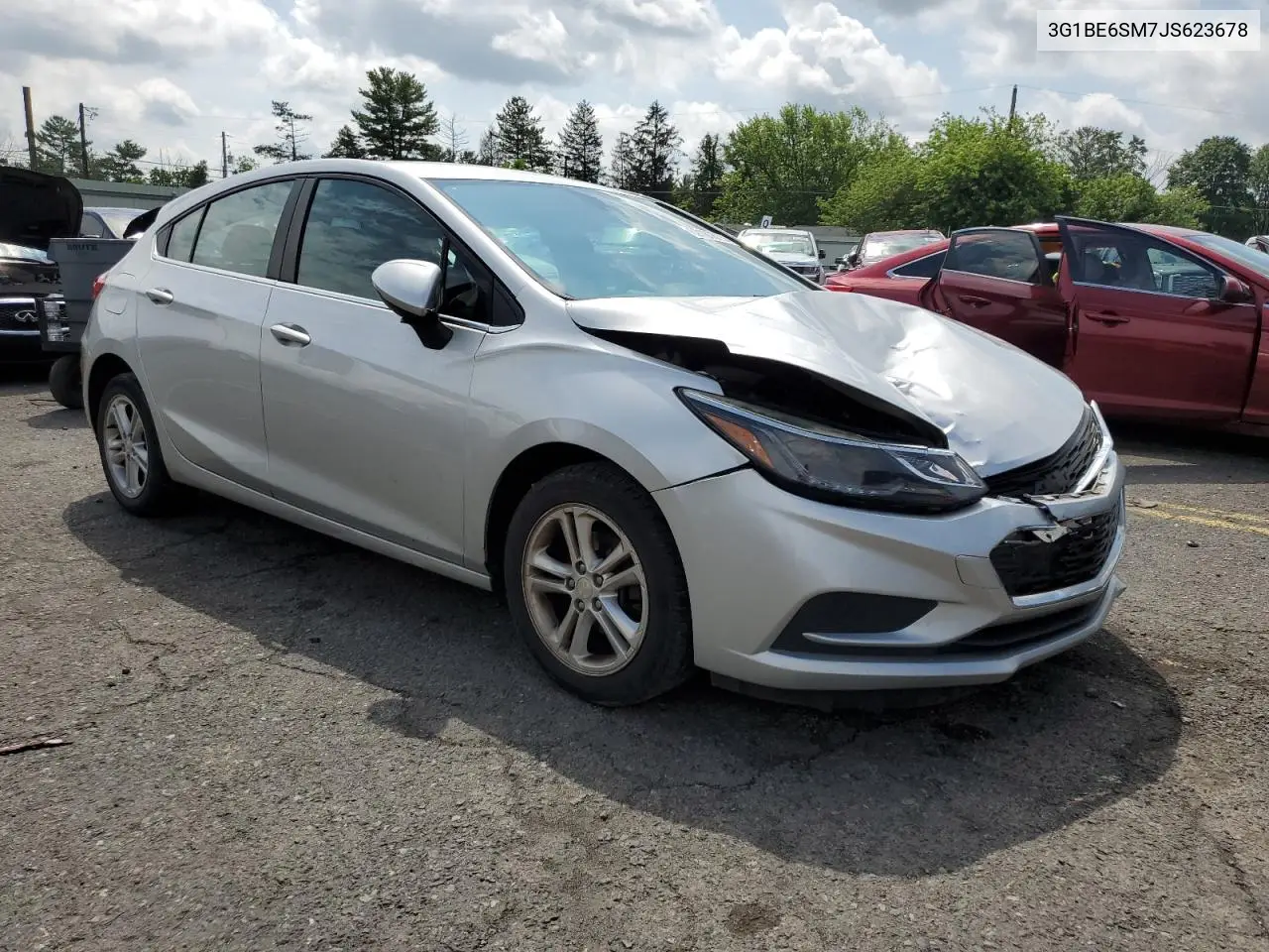 2018 Chevrolet Cruze Lt VIN: 3G1BE6SM7JS623678 Lot: 63187815
