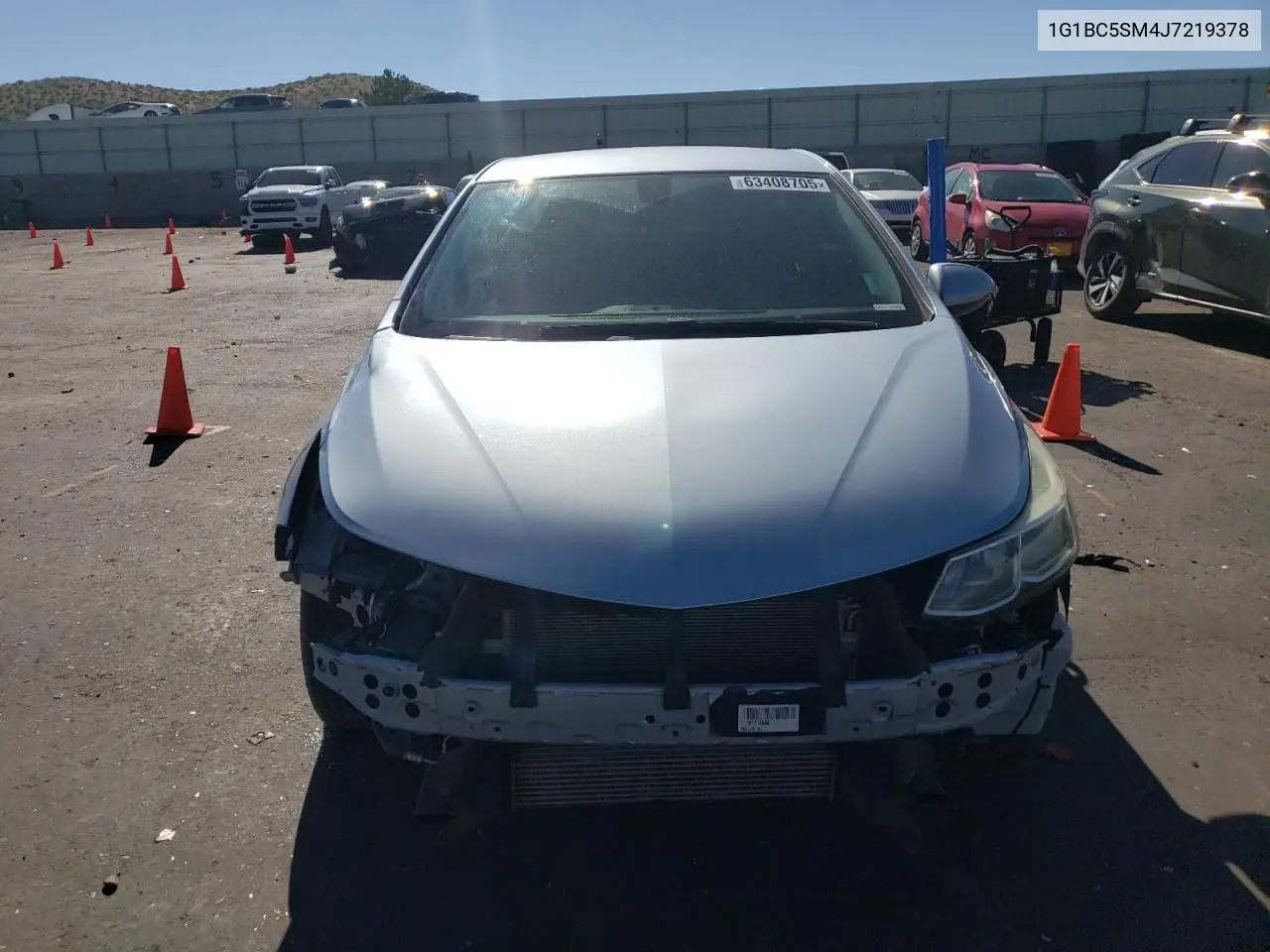 2018 Chevrolet Cruze Ls VIN: 1G1BC5SM4J7219378 Lot: 63408705