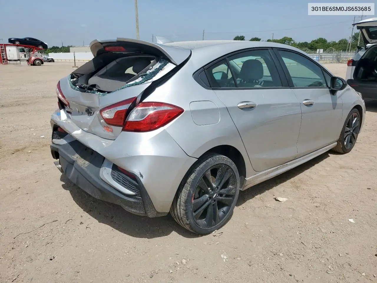 2018 Chevrolet Cruze Lt VIN: 3G1BE6SM0JS653685 Lot: 63421625