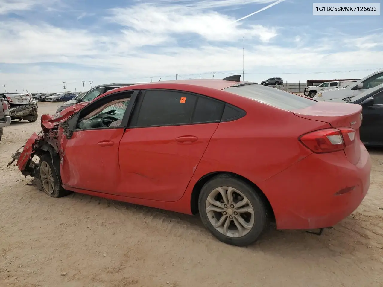 2019 Chevrolet Cruze Ls VIN: 1G1BC5SM9K7126633 Lot: 45128105