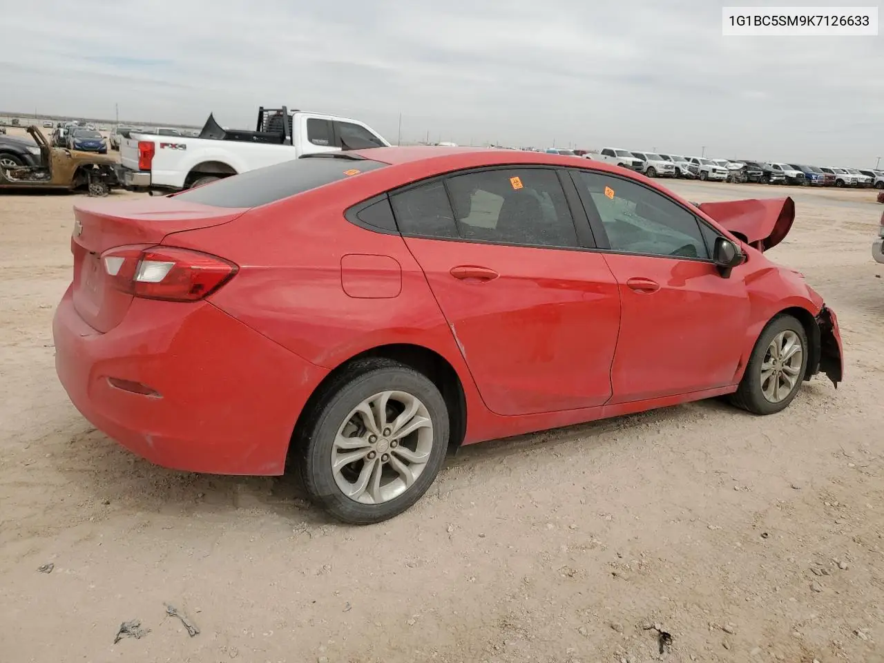 2019 Chevrolet Cruze Ls VIN: 1G1BC5SM9K7126633 Lot: 45128105