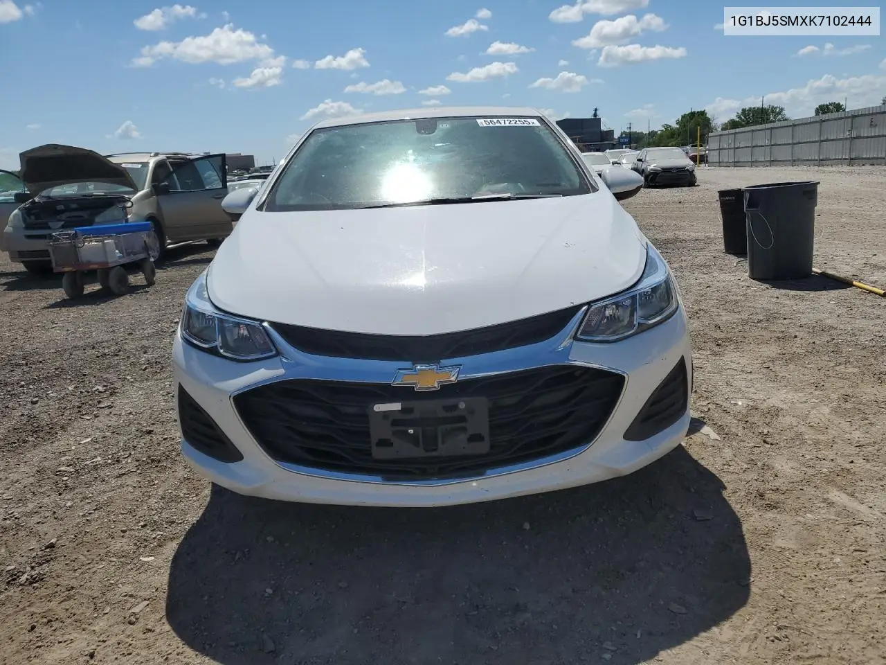 2019 Chevrolet Cruze VIN: 1G1BJ5SMXK7102444 Lot: 56472255