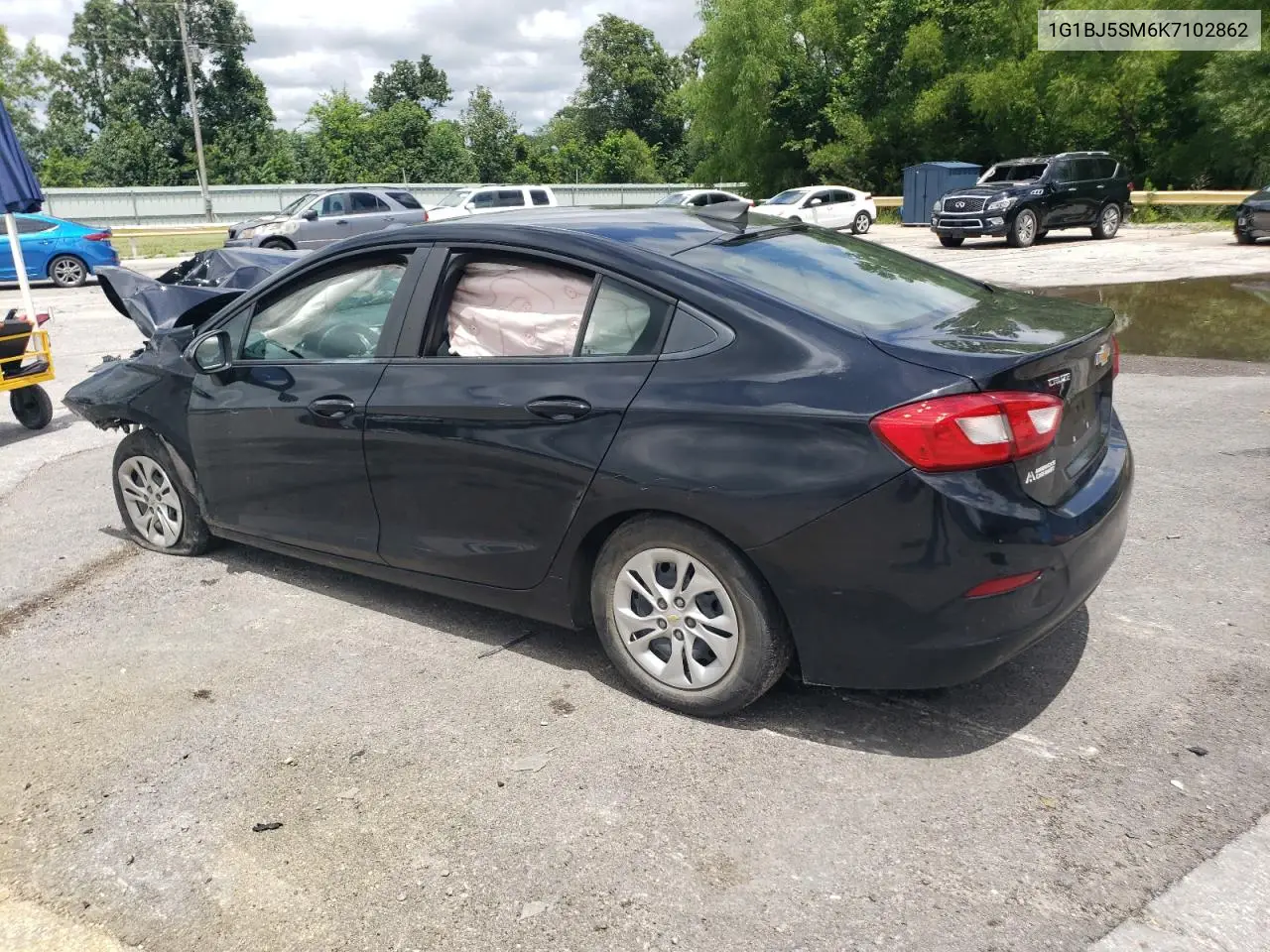 2019 Chevrolet Cruze VIN: 1G1BJ5SM6K7102862 Lot: 62697425