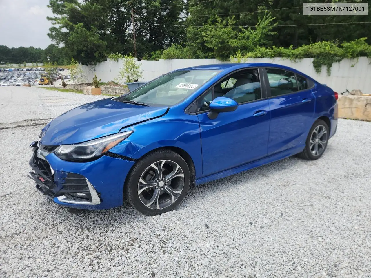 2019 Chevrolet Cruze Lt VIN: 1G1BE5SM7K7127001 Lot: 62895225