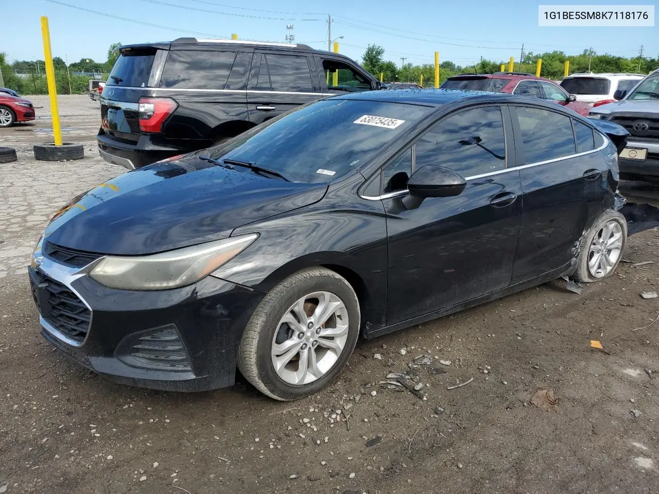 2019 Chevrolet Cruze Lt VIN: 1G1BE5SM8K7118176 Lot: 63075435