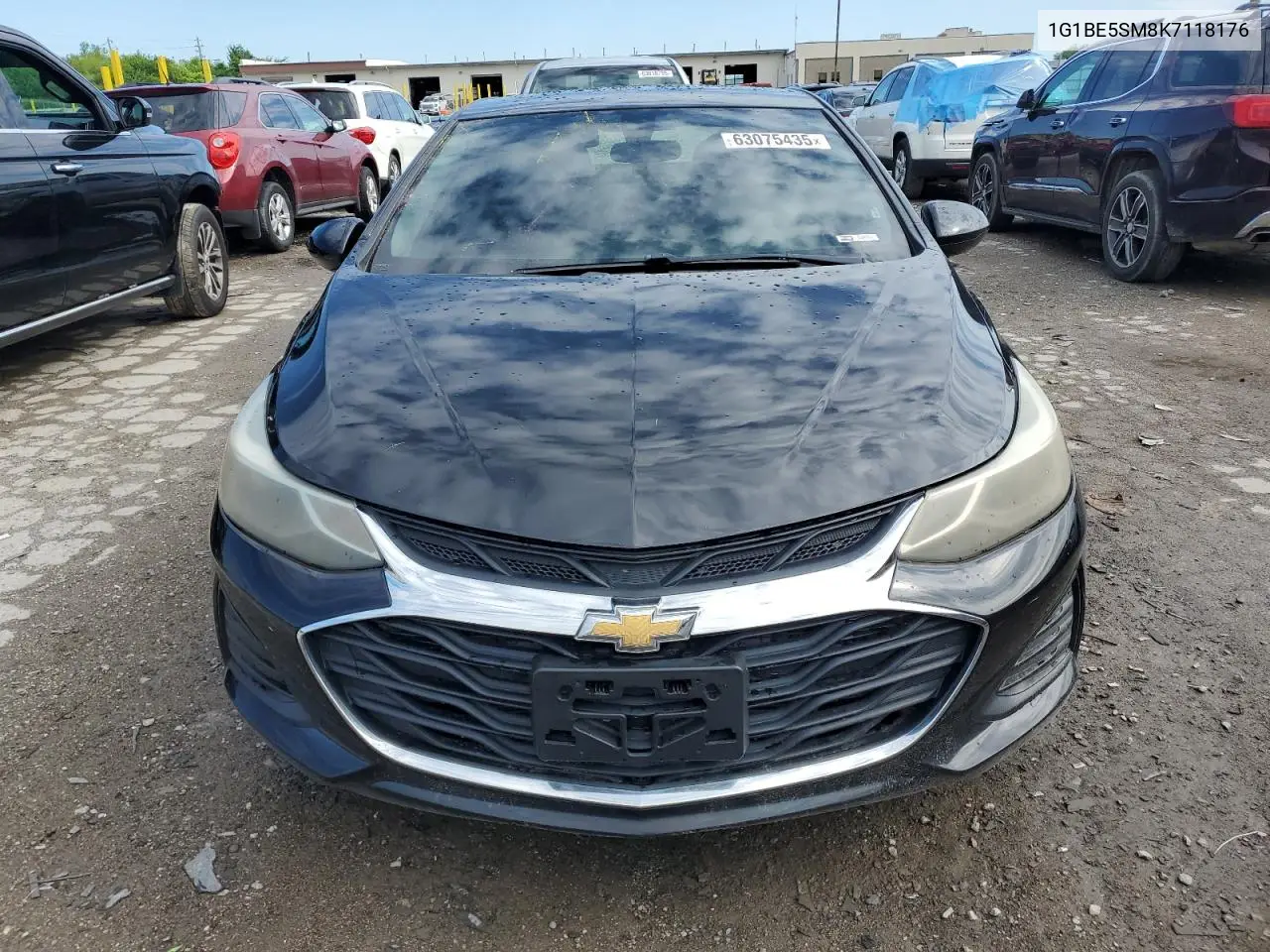 2019 Chevrolet Cruze Lt VIN: 1G1BE5SM8K7118176 Lot: 63075435