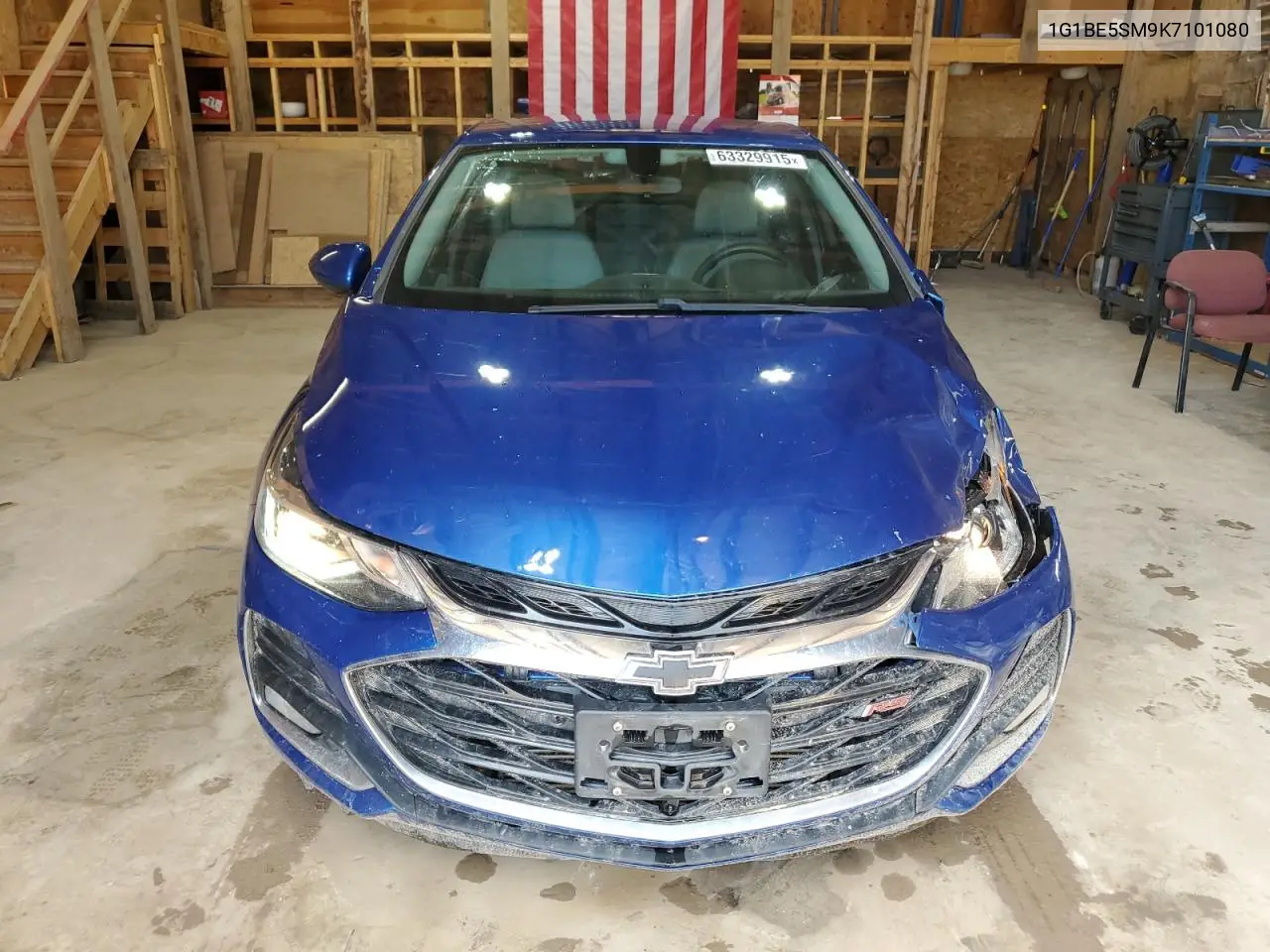 2019 Chevrolet Cruze Lt VIN: 1G1BE5SM9K7101080 Lot: 63329915
