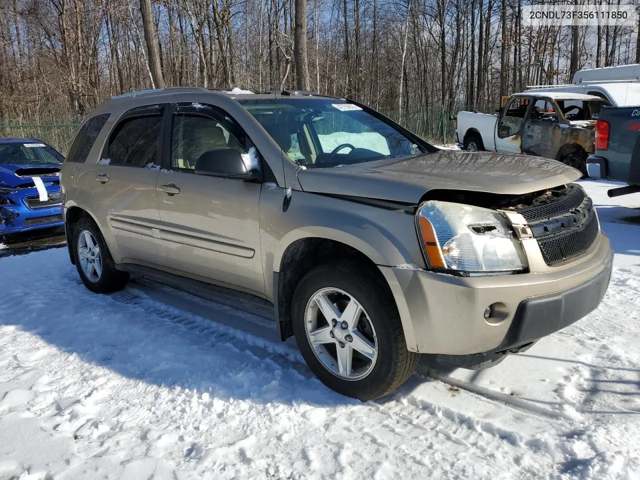 2005 Chevrolet Equinox Lt VIN: 2CNDL73F356111850 Lot: 42759605