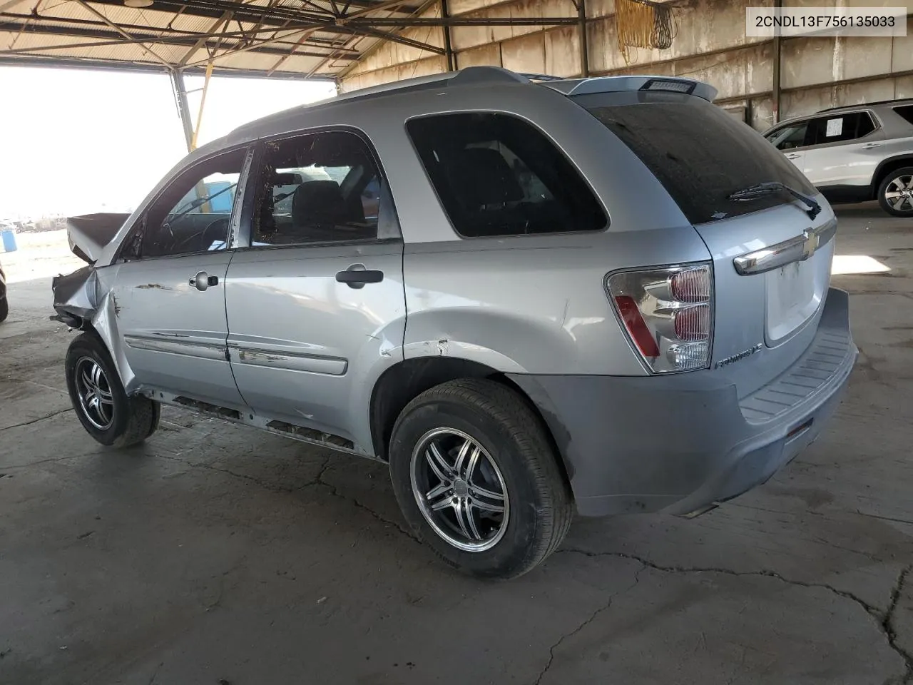 2005 Chevrolet Equinox Ls VIN: 2CNDL13F756135033 Lot: 43482705