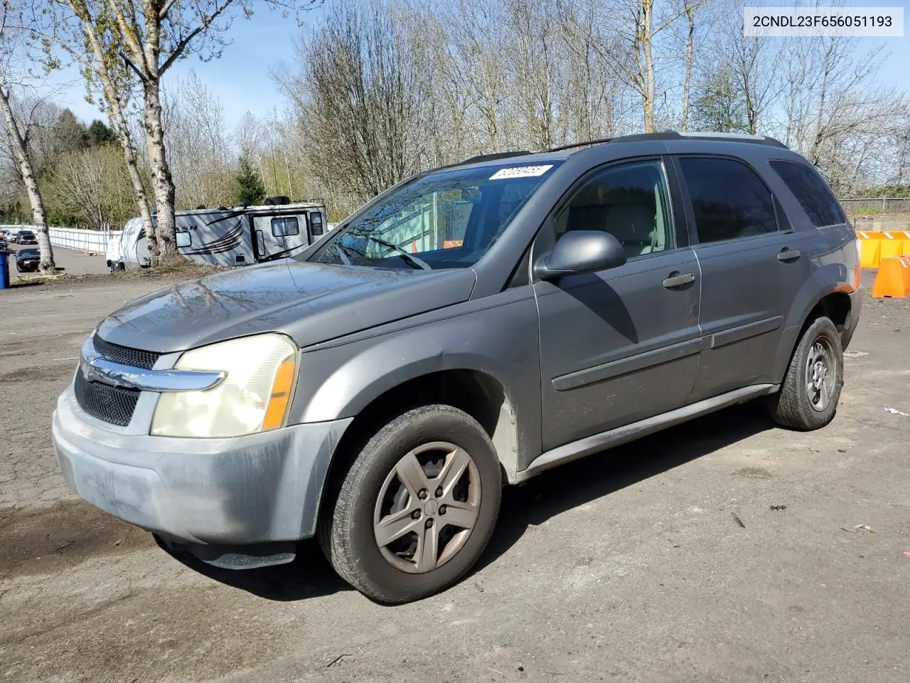 2005 Chevrolet Equinox Ls VIN: 2CNDL23F656051193 Lot: 52050455