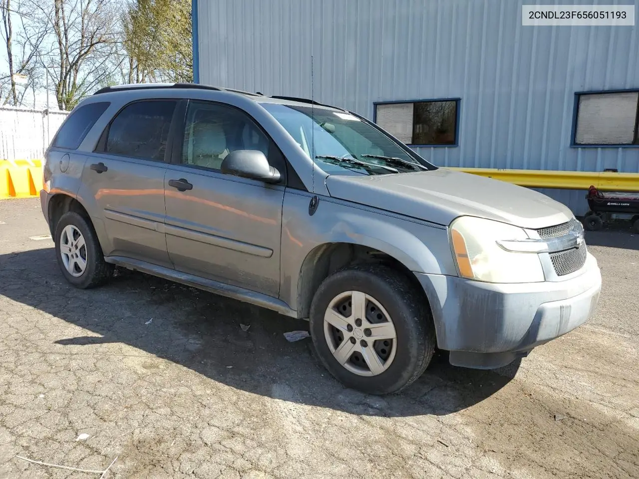 2005 Chevrolet Equinox Ls VIN: 2CNDL23F656051193 Lot: 52050455