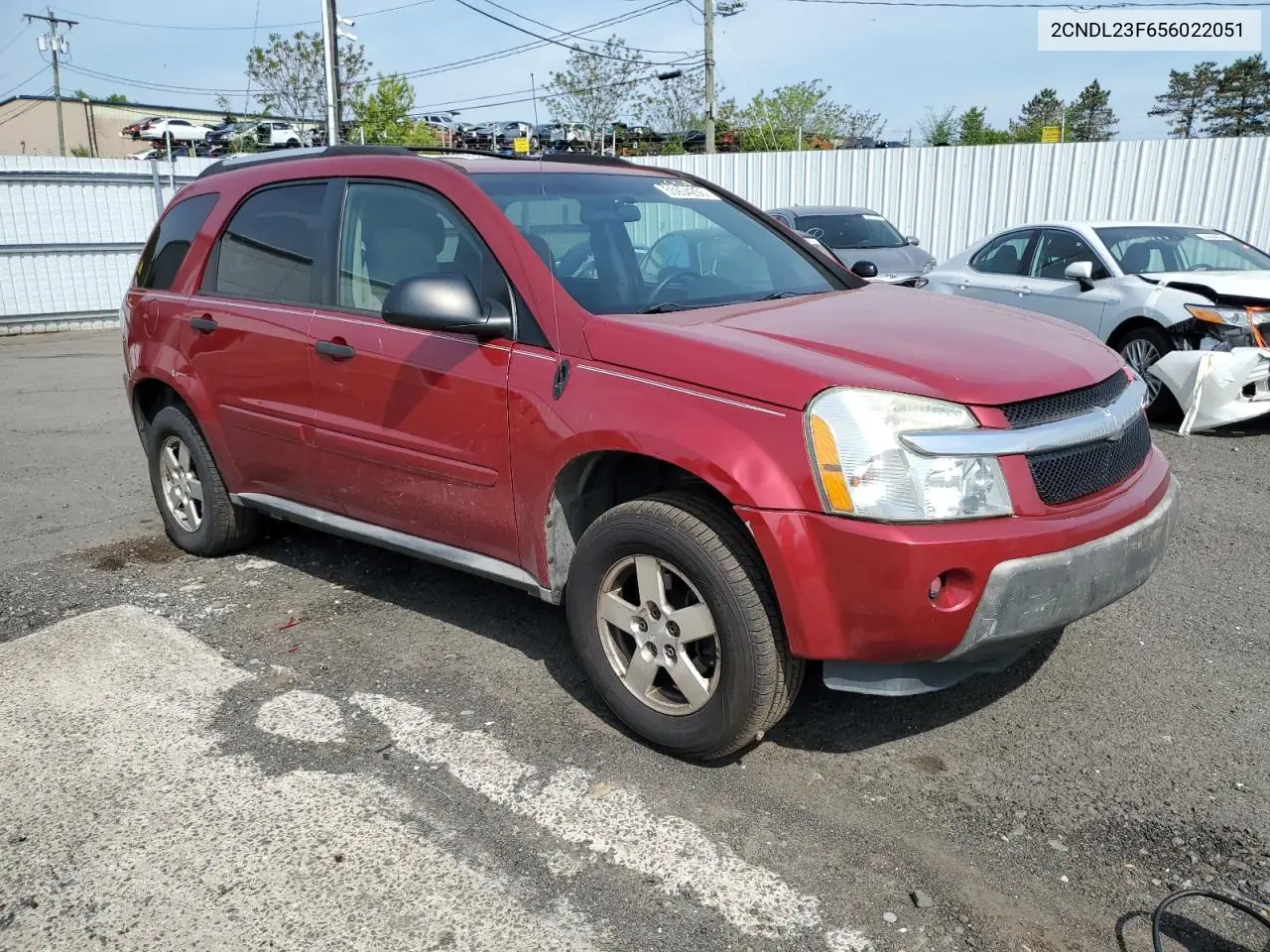 2005 Chevrolet Equinox Ls VIN: 2CNDL23F656022051 Lot: 55934255