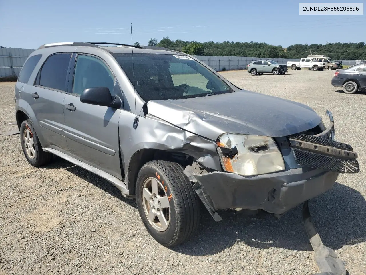 2005 Chevrolet Equinox Ls VIN: 2CNDL23F556206896 Lot: 56179565