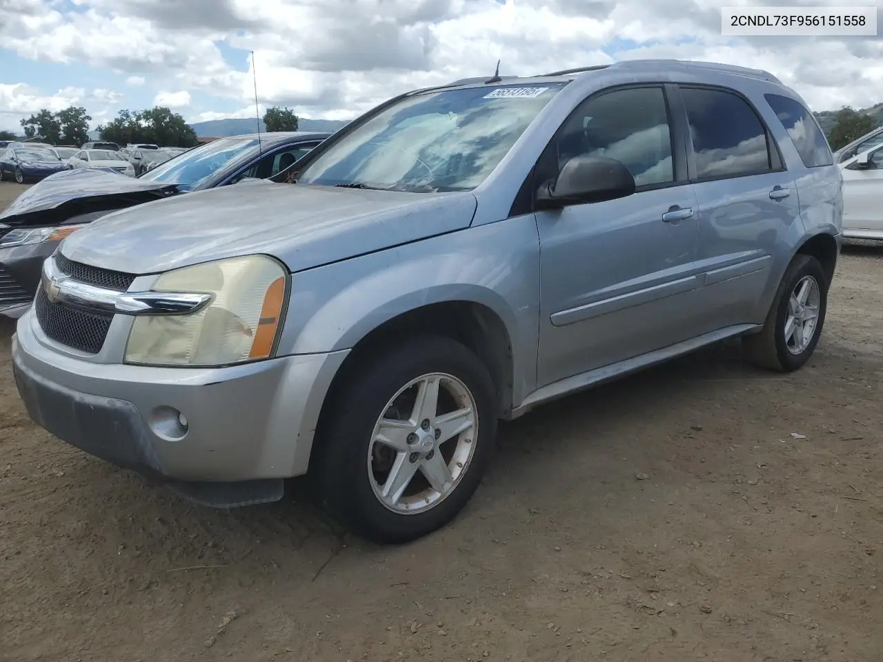 2005 Chevrolet Equinox Lt VIN: 2CNDL73F956151558 Lot: 56513195