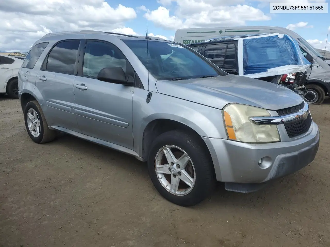 2005 Chevrolet Equinox Lt VIN: 2CNDL73F956151558 Lot: 56513195