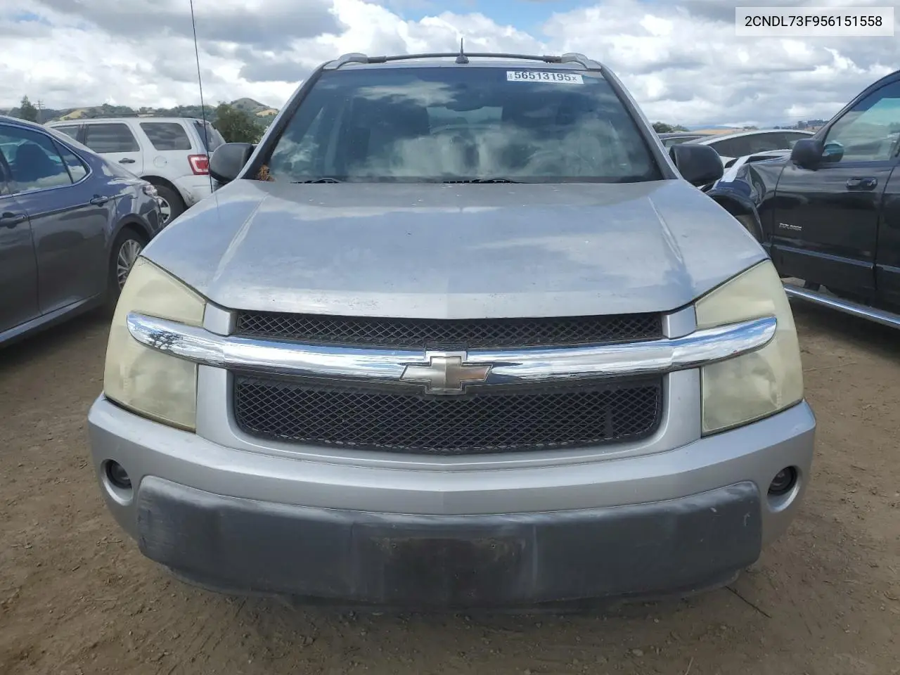 2005 Chevrolet Equinox Lt VIN: 2CNDL73F956151558 Lot: 56513195